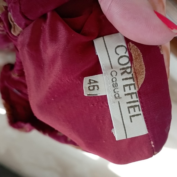 Luxury Spanish Brand Retro Red Maxi Skirt - Picture 11 of 11